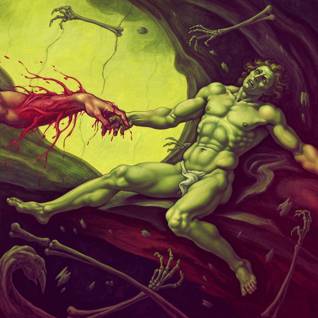 Creation of Adam - Night