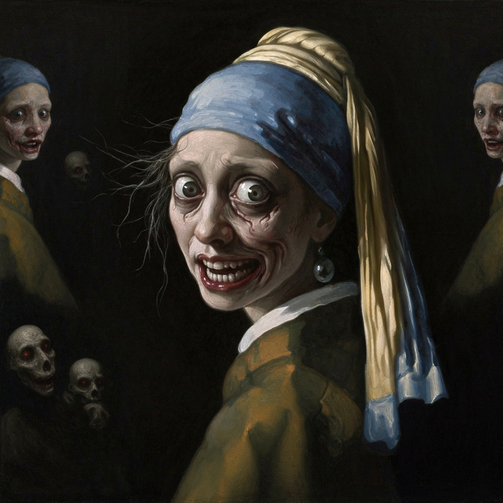 Girl with a Pearl Earring - Night