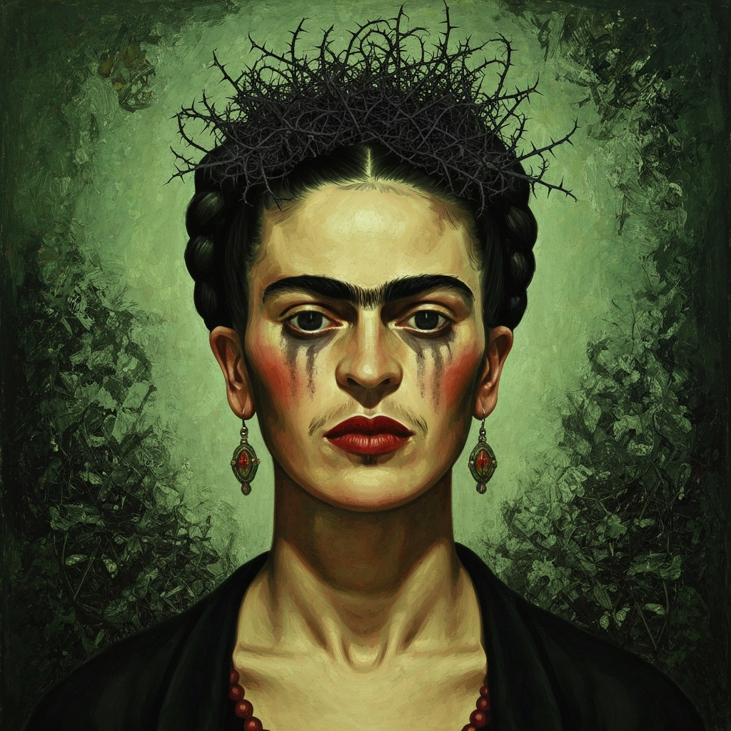 Self-Portrait with Cropped Hair - Night